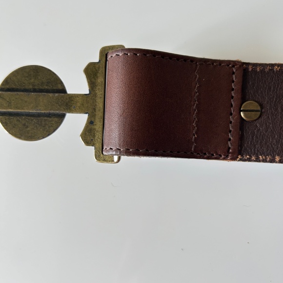 Burberry Logo Belt. Brown color, Size S (28"). Authentic. New. - Picture 10 of 16